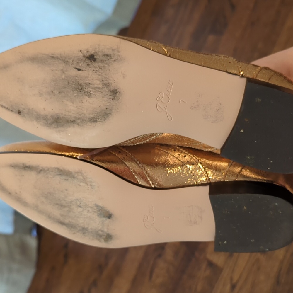 J Crew Rose Gold Oxford Loafers - Picture 6 of 6